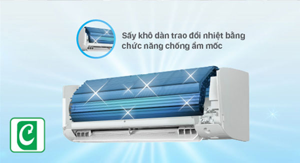 Chức năng Chống ẩm mốc trên dàn lạnh